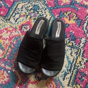 Black Steve Madden Platform Shoes